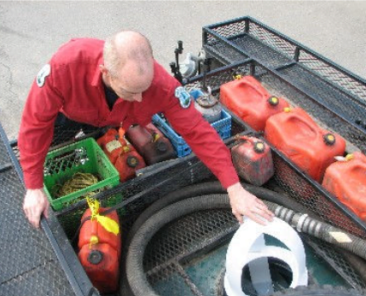 Inserting the surge buster