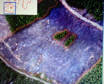 hotspot detection in harvest debris burn site