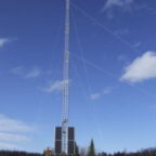 using a portable tower with video cameras